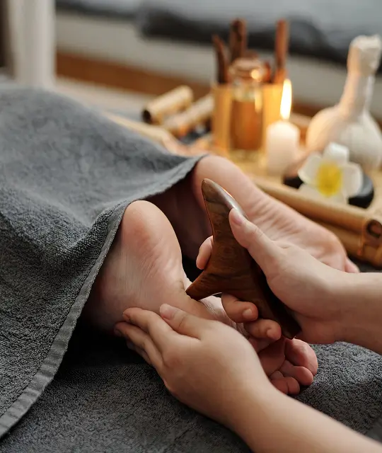 certified reflexology service in action - the benefits of this service provided