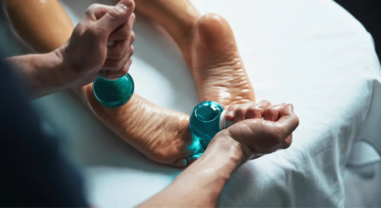 certified reflexology service in action